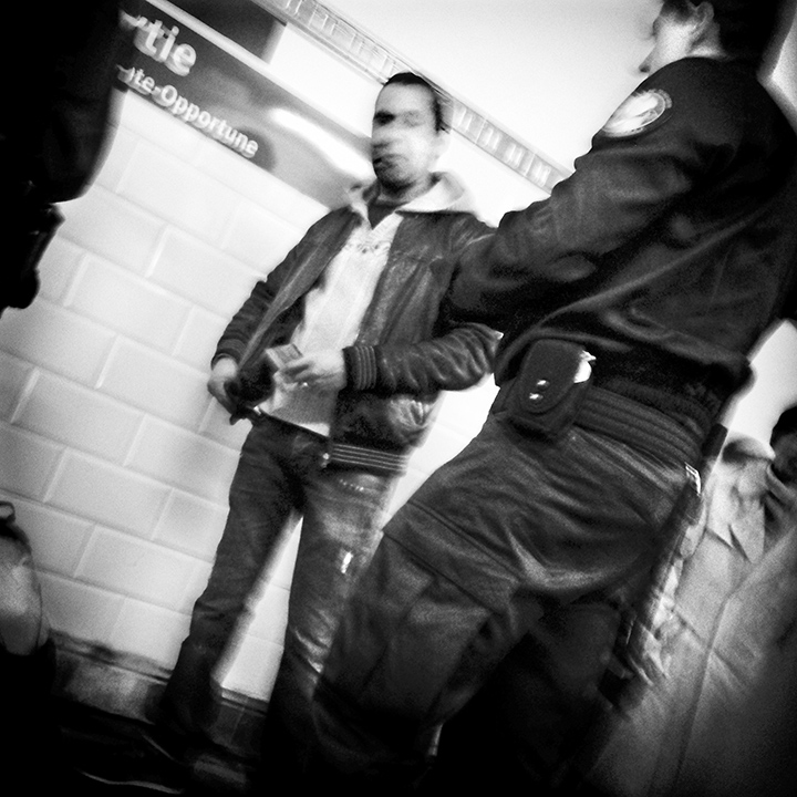 Paris - Châtelet subway station 08-12-2014 #07