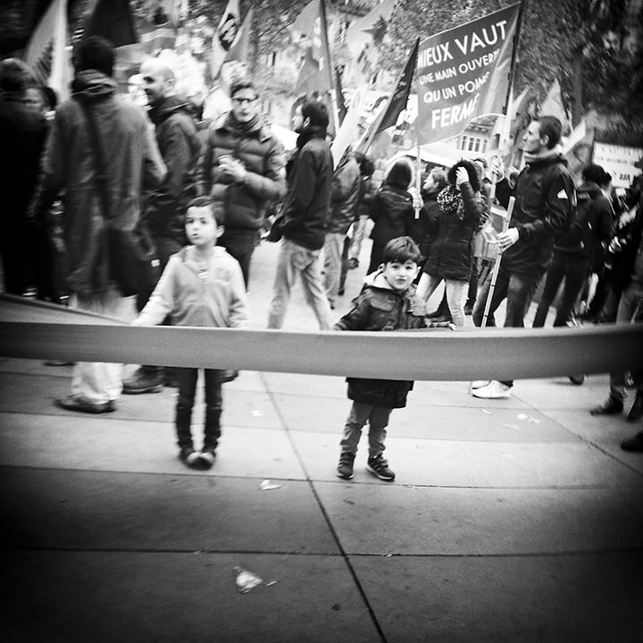 Paris - Labor day demonstration between Place de la République et Place Léon Blum 01-05-2015 #-10