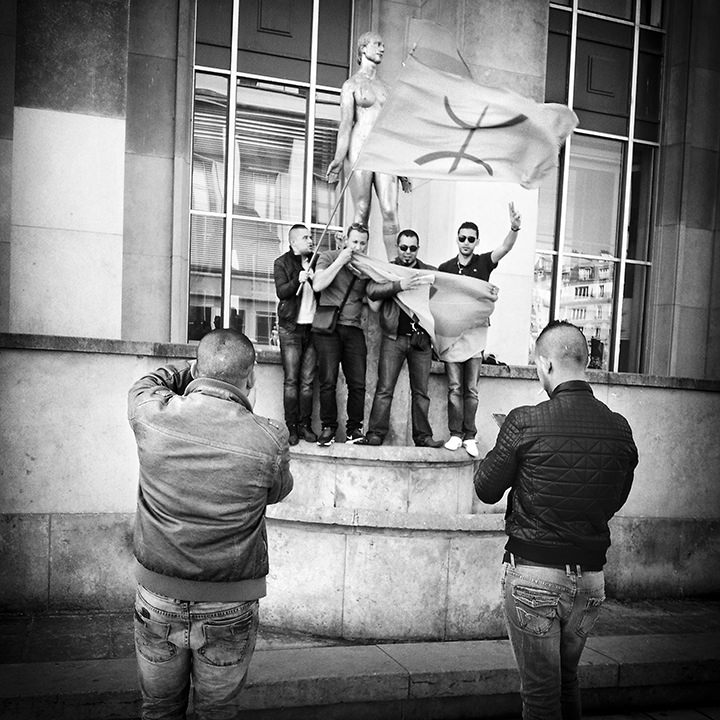 Paris - Levée du drapeau Kabyle - Esplanade du Trocadéro 18-04-2015 #-8