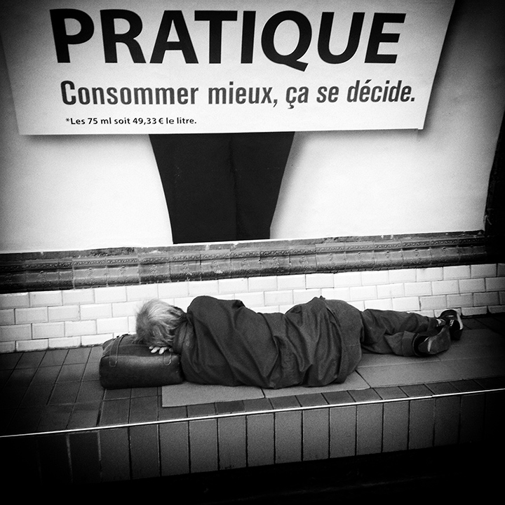 Paris - Place d&#39;Italie subway station 24-08-2013