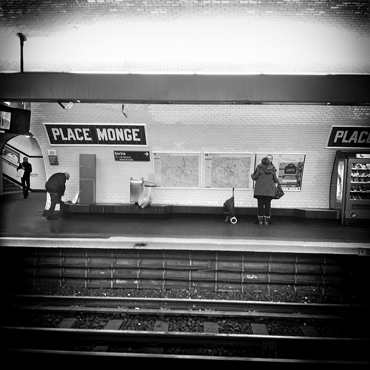 Paris - Place Monge subway station 10-01-2015 #06