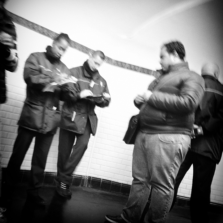 Paris - Place Monge subway station 26-02-2014 #02