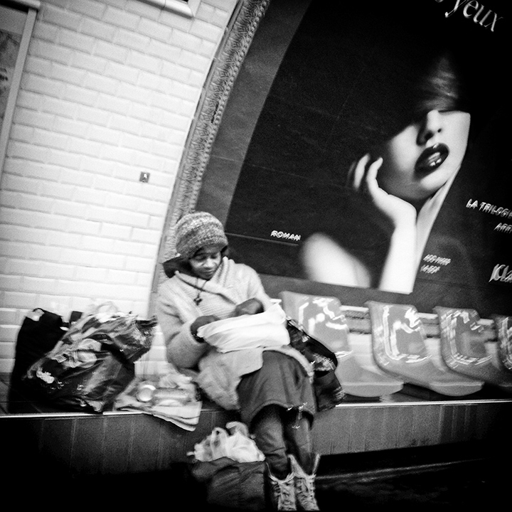 Paris - Place Monge subway station 29-12-2013 #01