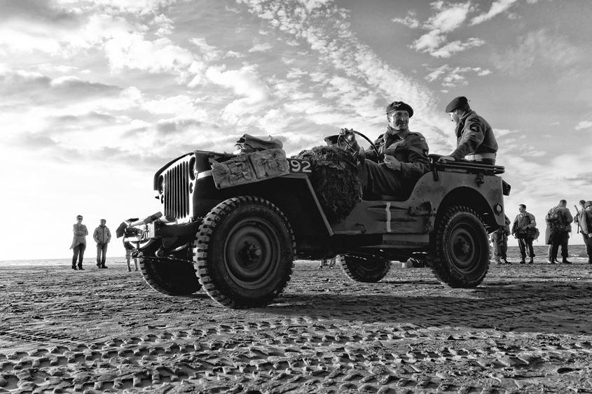 France - Omaha Beach 07-06-2014 #-11 N&#38;B