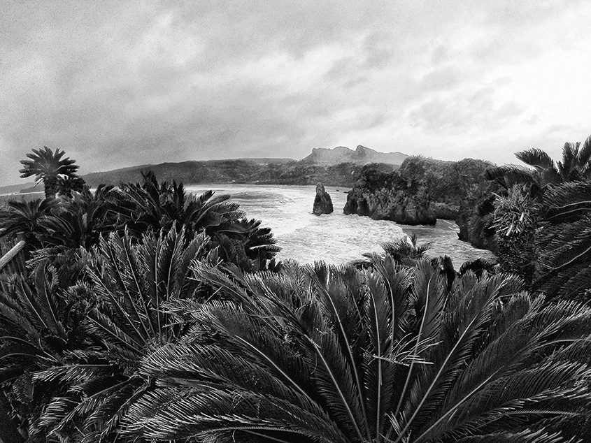 Japan - Okinawa - Cape Hedo 07-10-2013 #-20 (travaillée) N&#38;B