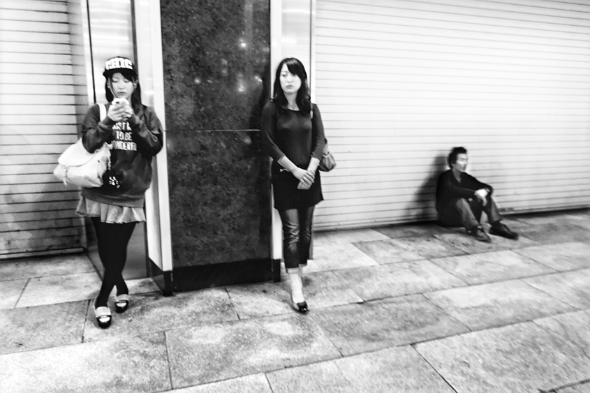 Japan - Tokyo - Shinjuku 12-10-2013 #-1 N&#38;B