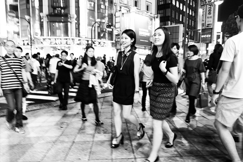 Japan - Tokyo - Shinjuku 12-10-2013 #-10 N&#38;B