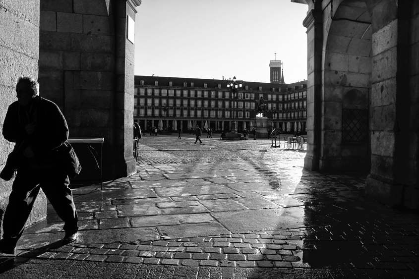 Madrid - Plaza Mayor 05-02-2017 #-19 N&#38;B