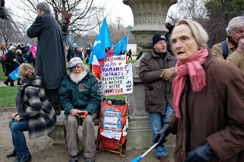 Manifestation contre le mariage pour tous - Paris - Place d&#39;Italie au Champ de Mars 13-01-2013 #-591