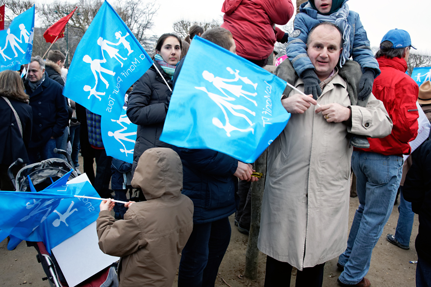 Manifestation contre le mariage pour tous - Paris - Place d&#39;Italie au Champ de Mars 13-01-2013 #-659