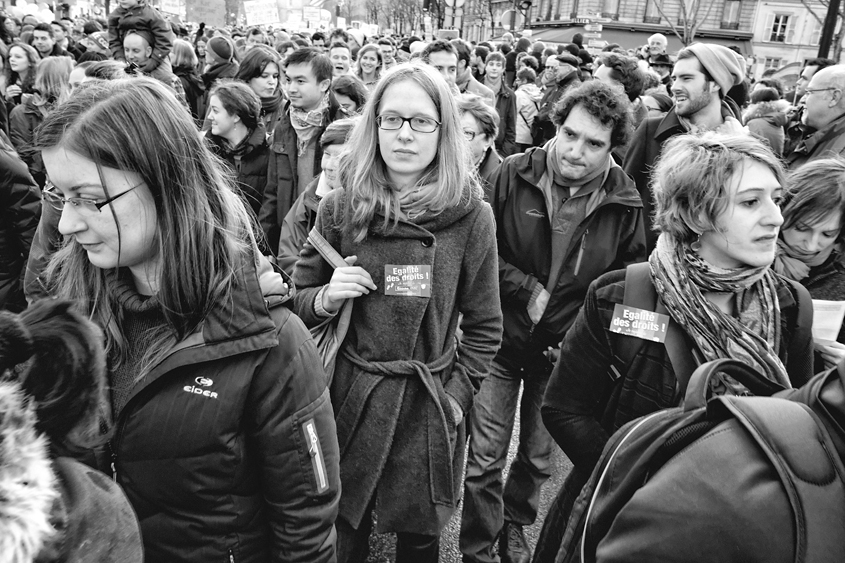 Manifestation pour le mariage pour tous - Paris - Place Denfert-Rochereau à Place de la Bastille 27-01-2013 #-118