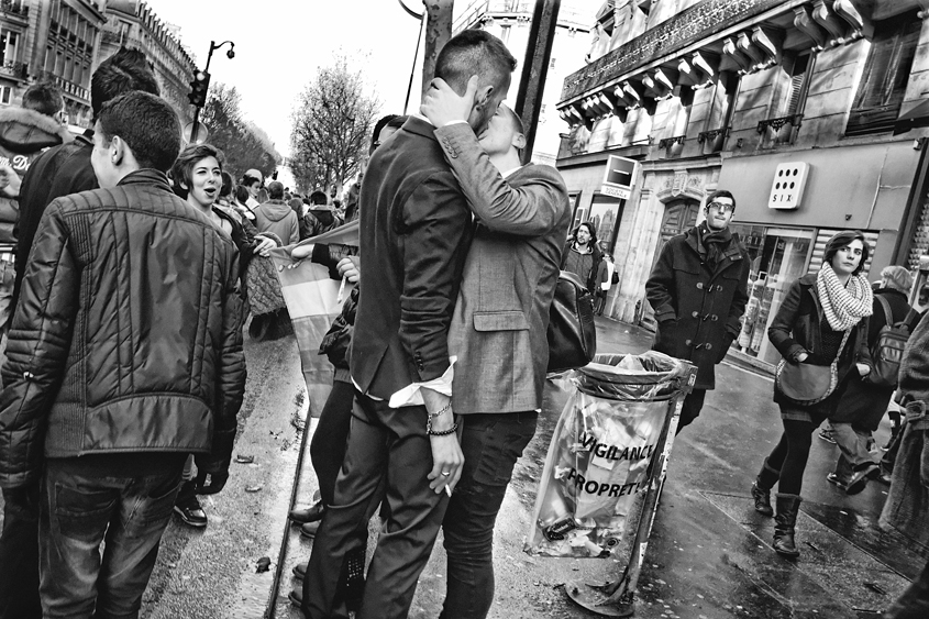 Manifestation pour le mariage pour tous - Paris - Place Denfert-Rochereau à Place de la Bastille 27-01-2013 #-518