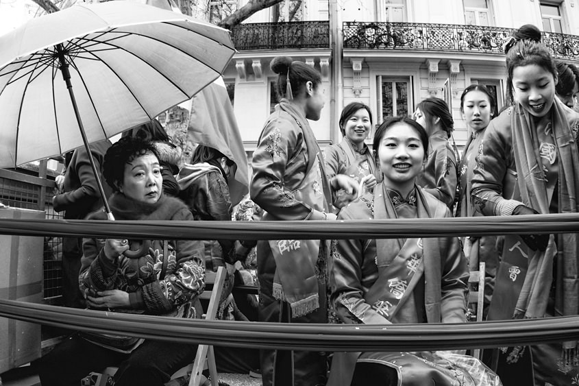 Paris - Chinese New Year Parade 21-02-2015 #-91 (travaillée) N&#38;B