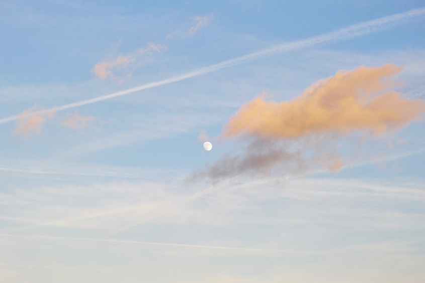 Paris - Ciel depuis Mouffetard 06-01-2012