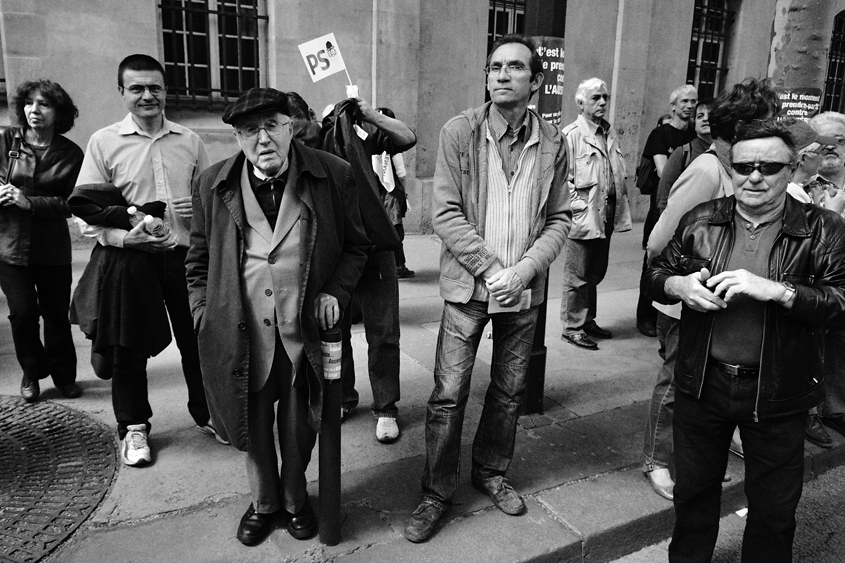 Paris - De Denfert Rochereau à Luxembourg - Défilé des syndicats 01-05-2012 #-131