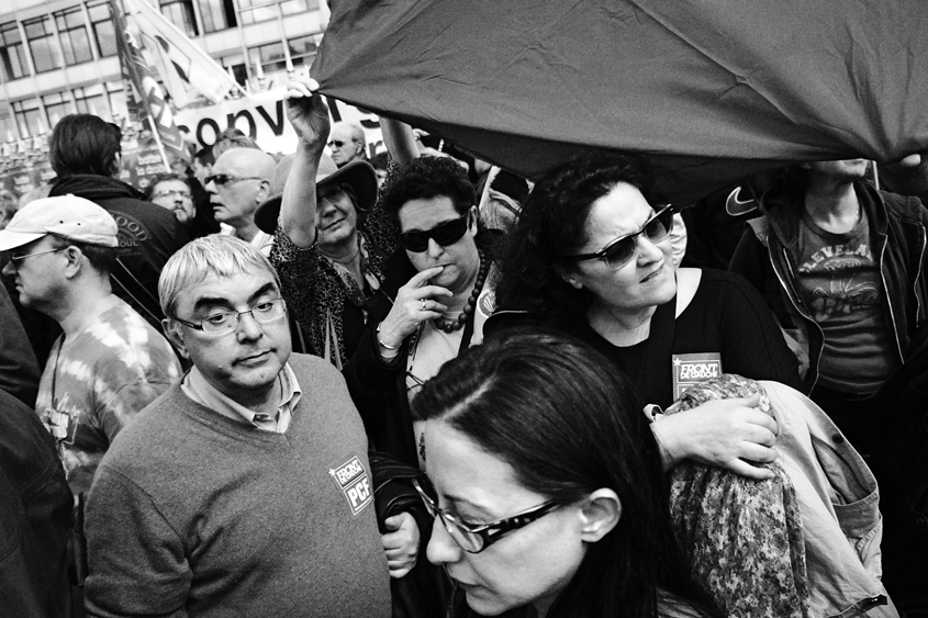 Paris - De Denfert Rochereau à Luxembourg - Défilé des syndicats 01-05-2012 #-173