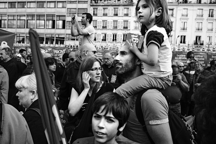 Paris - De Denfert Rochereau à Luxembourg - Défilé des syndicats 01-05-2012 #-181