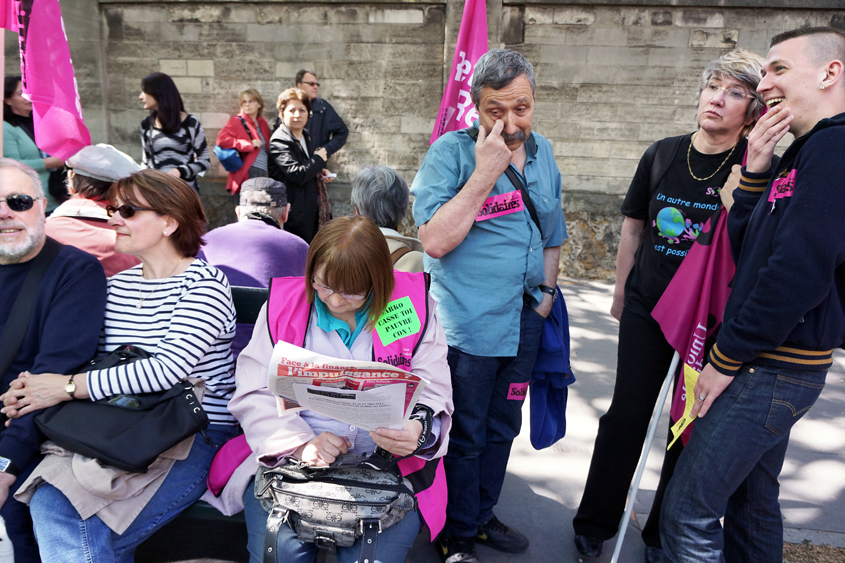 Paris - De Denfert Rochereau à Luxembourg - Défilé des syndicats 01-05-2012 #-60