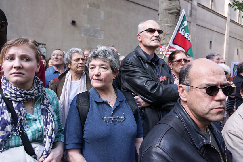 Paris - De Denfert Rochereau à Luxembourg - Défilé des syndicats 01-05-2012 #-80