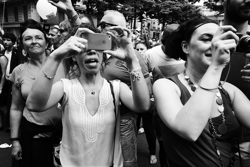 Paris - Gay Pride 30-06-2012 #-79 B&#38;W