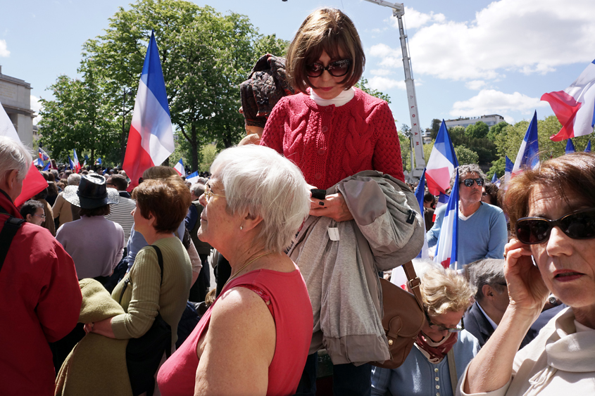 Paris - Place du Trocadéro - Rassemblement UMP 01-05-2012 #-132