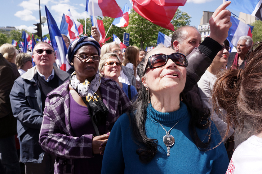 Paris - Place du Trocadéro - Rassemblement UMP 01-05-2012 #-213