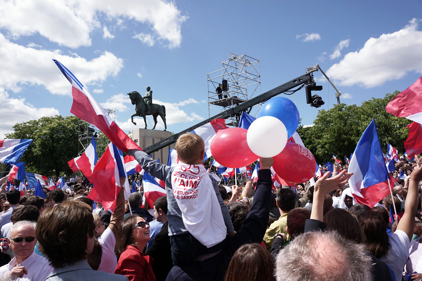 Paris - Place du Trocadéro - Rassemblement UMP 01-05-2012 #-223