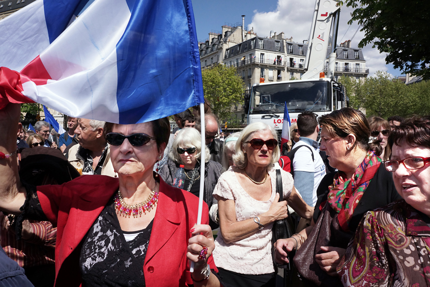 Paris - Place du Trocadéro - Rassemblement UMP 01-05-2012 #-48