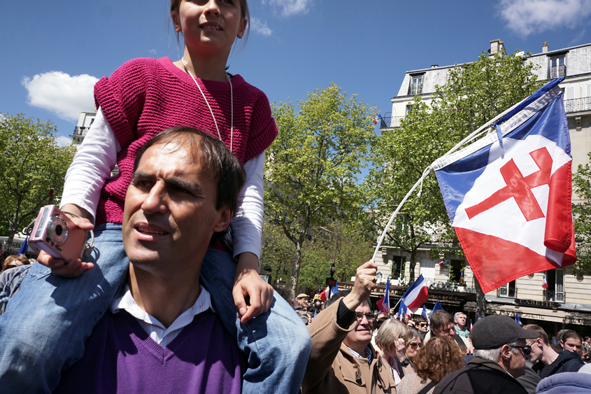 Paris - Place du Trocadéro - Rassemblement UMP 01-05-2012 #-88