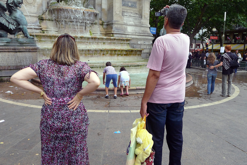 Paris - Place Saint-Michel 06-07-2011