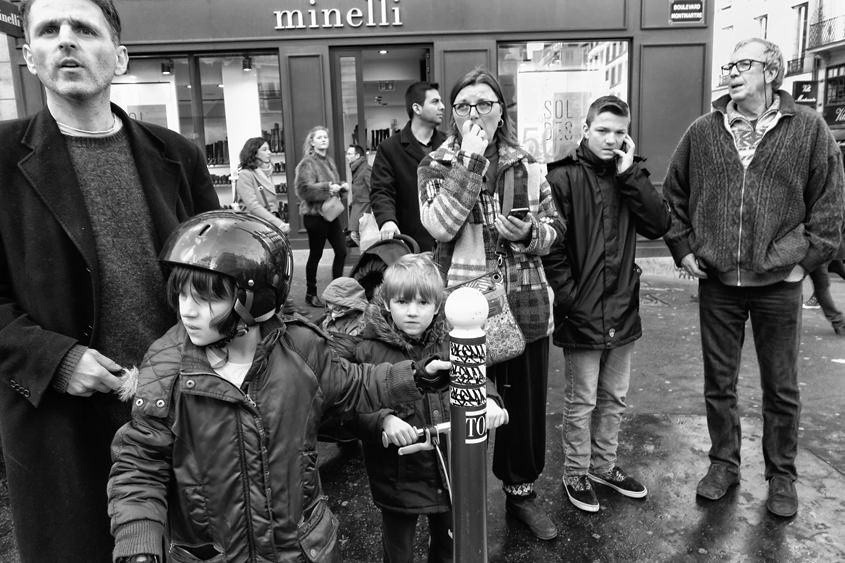 Paris - Rally &#34;Je suis Charlie&#34; 11-01-2015 #-7 (travaillée) N&#38;B