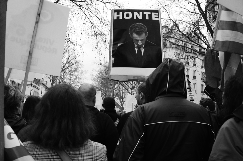 Paris - Rassemblement du Front de gauche 18-03-2012 #-206 B&#38;W