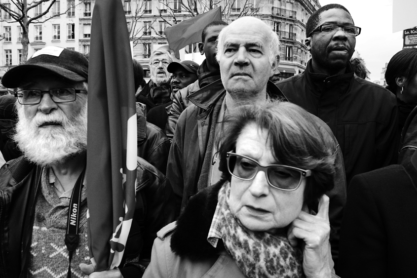 Paris - Rassemblement du Front de gauche 18-03-2012 #-527 B&#38;W