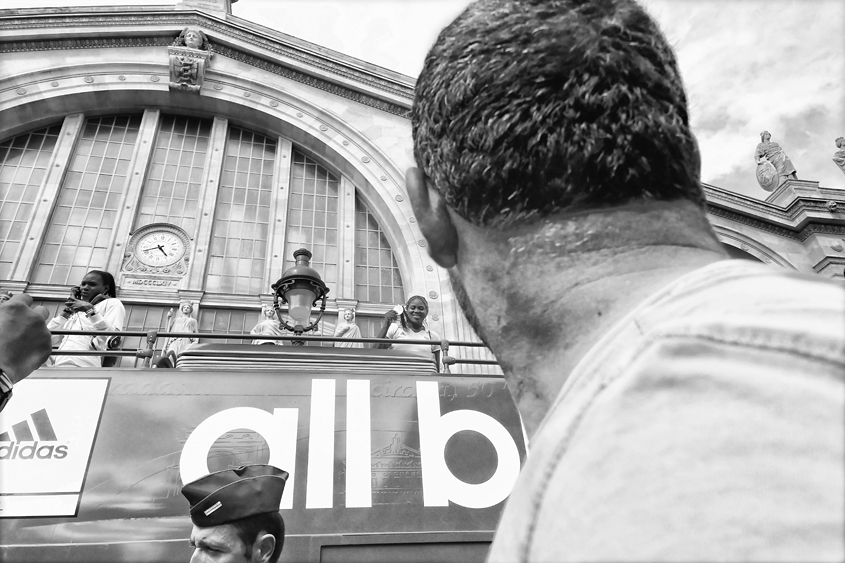 Paris - retour des athlètes olympiques - Gare du Nord 13-08-2012 #-380