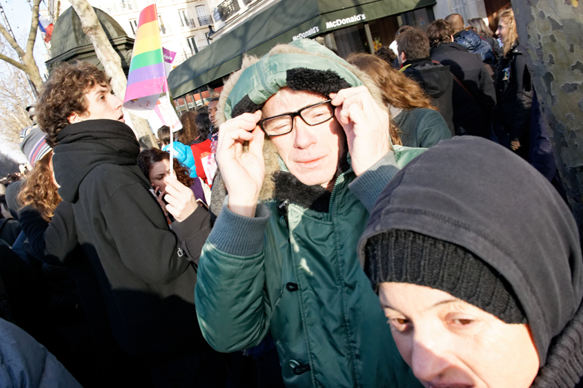 Manifestation pour le mariage pour tous - Paris - Place Denfert-Rochereau à Place de la Bastille 27-01-2013 #05