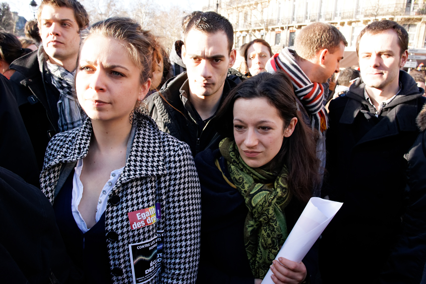 Manifestation pour le mariage pour tous - Paris - Place Denfert-Rochereau à Place de la Bastille 27-01-2013 #06
