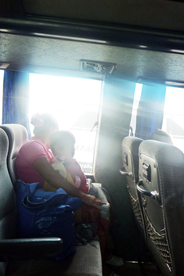 Thailand - In the bus between Don Sak &#38; Surat Thani